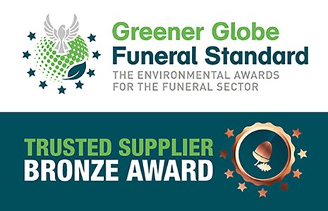 Greener Globe Funeral Standard Trusted Supplier Bronze Award